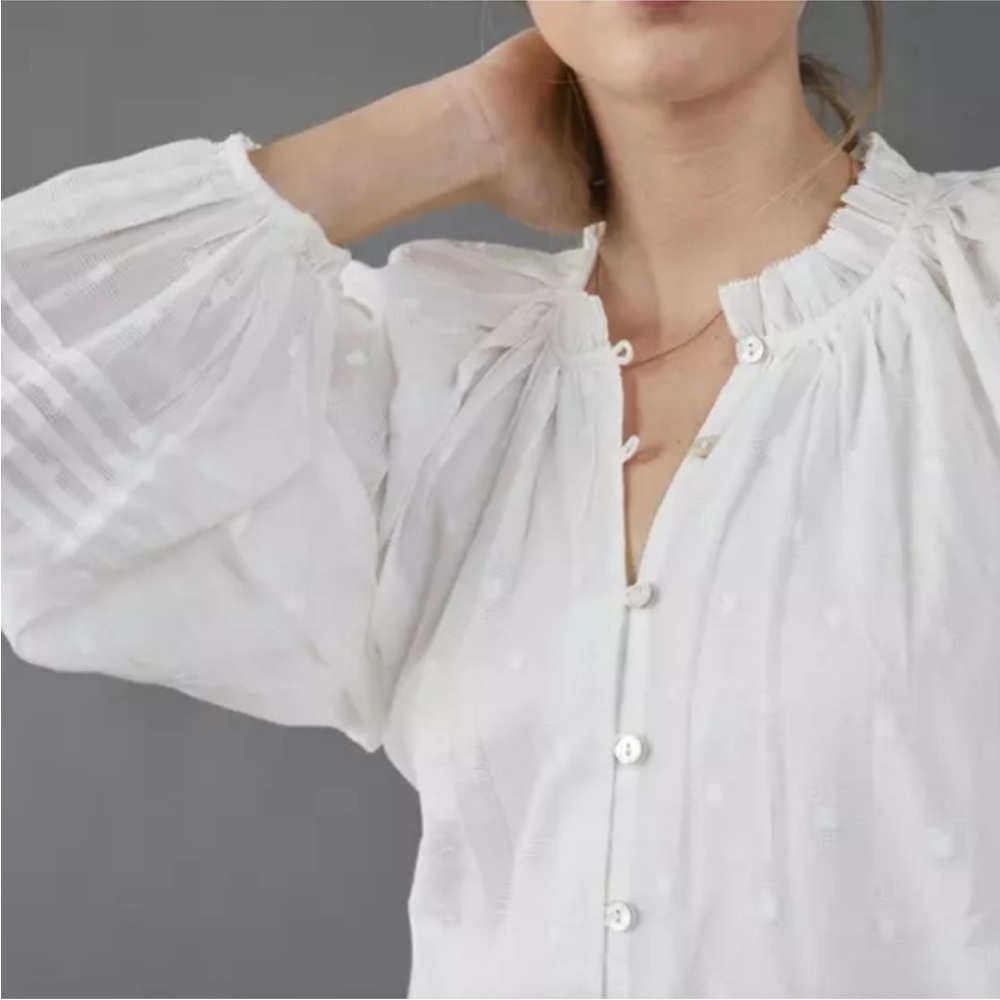 Anthropologie Antonia Cleobella Balloon Sleeve Blouse - Picture 3 of 8